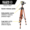 69345 22-Inch to 61-Inch Adjustable Tripod with Mount, Lightweight Aluminum Image 1