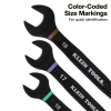 69408MG 90-Tooth Ratcheting Combo Spanner Set, Metric, 8-Piece Image 5