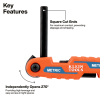 70540M Compact Folding Hex Key Set, 8-Key, Metric Sizes Image 2