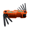 70540T Compact Folding Hex Key Set, 8-Key, Torx® Sizes - Image