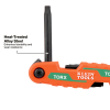 70540T Compact Folding Hex Key Set, 8-Key, Torx® Sizes Image 2