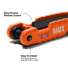 70550 Pro Folding Hex Key Set, 11-Key, SAE Sizes Image 4