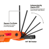 70550HD Extended Reach Impact Folding Hex Key Set, SAE Image 5