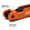 70550T Pro Folding Hex Key Set, 10-Key, TORX® Sizes Image 4