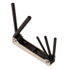 70579 Folding Hex Key Set, 5-Key, SAE Sizes Image 2