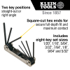 70581 Folding Hex Key Set, 8-Key, SAE Sizes Image 1