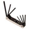 70586 Folding TORX® Key Set, 8-Key, SAE Sizes Image 1
