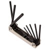 70591 Folding Hex Key Set, 9-Key, SAE Sizes Image 2