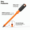 85156KINS Insulated Hooded Screw Holding Screwdriver Set, 6-Piece Image 2