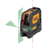 93LCLGR Rechargeable Self-Leveling Green Cross-Line Laser Level with Red Plumb Image