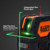 93LCLGR Rechargeable Self-Leveling Green Cross-Line Laser Level with Red Plumb Image 2