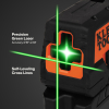 93MCLG Green Compact Cross-Line Self-Leveling Laser Level, 50-Foot Image 2