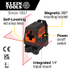 93MCLS Red Compact Cross-Line Self-Leveling Laser Level, 35-Foot Image 1