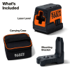 93MCLS Red Compact Cross-Line Self-Leveling Laser Level, 35-Foot Image 1