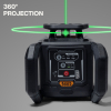 93RLS Green Rotary Laser Level, Self-Leveling with Plumb Spot and Tripod Image 5