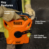 94300RT 300-Foot Open Reel Tape Measure with Single Hook and Carabiner Image 1