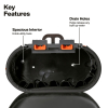 BC513C Oval Bucket Module with Cover, Rail System Image 2