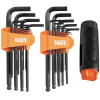 BLS22H Long Ball-End Hex Key Set with Handle, SAE and Metric, 22-Piece Image