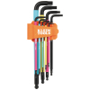 BLS9M Color Coded Extra-Long L Style Hex Key Caddy Set, Metric, 9-Piece Image