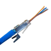 VDV826754 Modularer Datenstecker Pass-Thru™, RJ45-CAT6A, geschirmt (STP), 100er-Pack Image 3