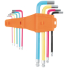 CBLS9M Powder Coated Long Ball-End Hex Key Set, Metric, 9-Piece Image 7
