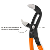 D50512B Quick-Adjust Klaw™ Pump Pliers, 12-Inch Image 2