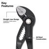 D5052BSKIT Straight Jaw Quick-Adjust Pump Pliers Set, 2-Piece Image 2