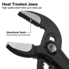 D5057BS Straight Jaw Quick-Adjust Pump Pliers, 7-Inch Image 2