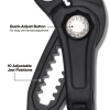 D5057BS Straight Jaw Quick-Adjust Pump Pliers, 7-Inch Image 3