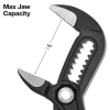 D5057BS Straight Jaw Quick-Adjust Pump Pliers, 7-Inch Image 4