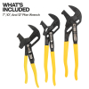 D53003KIT Plier Wrench Set, 3-Piece Image 1