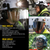60528 Face Shield, Full Brim Hard Hat, Clear Image 3