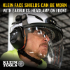 60528 Face Shield, Full Brim Hard Hat, Clear Image 4