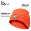 FRBN9 Flame-Resistant Hi-Vis Winter Beanie Image 1