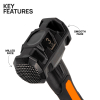 H80693 Dual-Faced Fiberglass Handle Hammer, 3-Pound Image 1