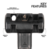 H80694 Fiberglass Handle Engineering Hammer, 4-Pound Image 1