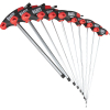 JTH910E Hex Key Set, SAE T-Handle, 22.9 cm with Stand, 10-Piece Image 12