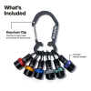 K33851 Bit Holder Keychain Set, 6-Piece Image 1