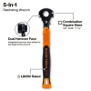 KT171HFINS 5-in-1 Hammer Facing Insulated Lineman Wrench Image 1