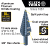 KTSBSPRO Premium Electrician's 3/8-Inch Hex Step Bit Set, 3 Piece Image 1