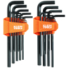 LS22 L-Style Long Hex Key Set, SAE and Metric, 22-Piece Image