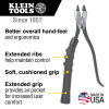 M2017CSTA Slim-Head Ironworker's Pliers Comfort Grip, Aggressive Knurl, 9-Inch Image 1