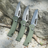 OGK002GNT KTO Resurgence Knife, Clip Point Blade, Moss Green Handle Image 1