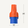 APSC300 COMING SOON - Orange/Blue, Red/Yellow Skirted Wire Connectors, 300-Pack Image 4