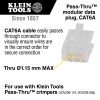 VDV826704 Pass-Thru™ Modular Data Plugs, RJ-45-CAT6A, UTP, 50-Pack Image 1
