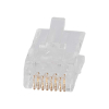 VDV826704 Pass-Thru™ Modular Data Plugs, RJ-45-CAT6A, UTP, 50-Pack Image 8