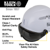 VISORGRAY Safety Helmet Visor, Gray Tinted Image 1