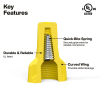 YWC100 COMING SOON - Yellow Winged Wire Connectors, 100-Pack Image 1
