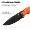 KD211 LINEAGE™ Orange Drop Point Fixed Blade Image 1