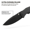 KD211BK LINEAGE™ Black Drop Point Fixed Blade Image 1